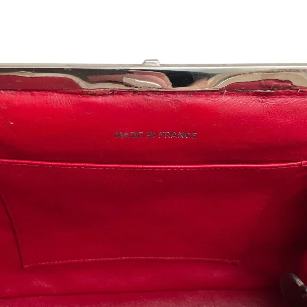 Chanel Pink Patent Leather Holographic Matelasse Satchel